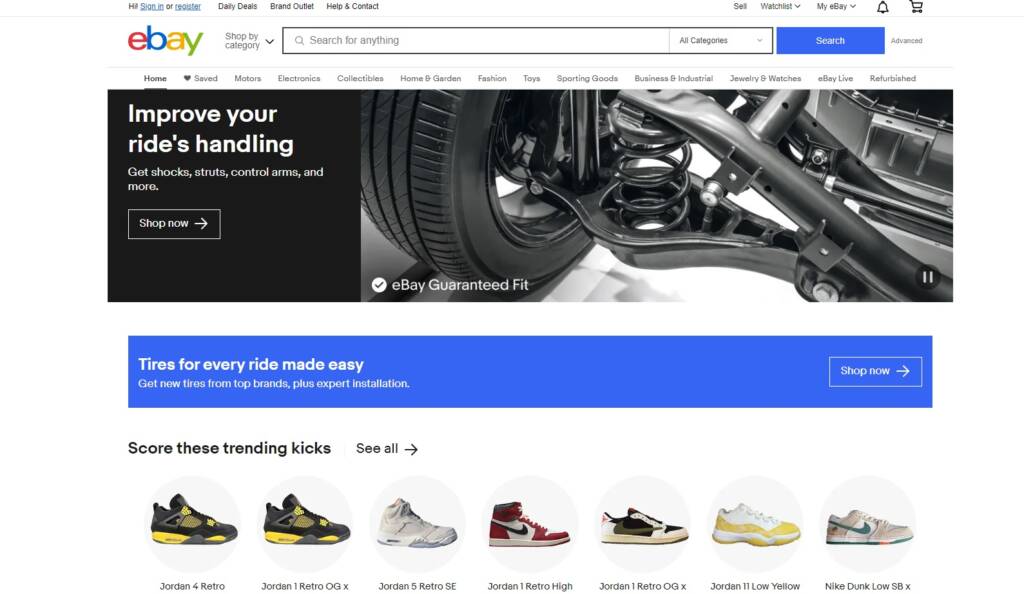 eBay - Pierwszy marketplace